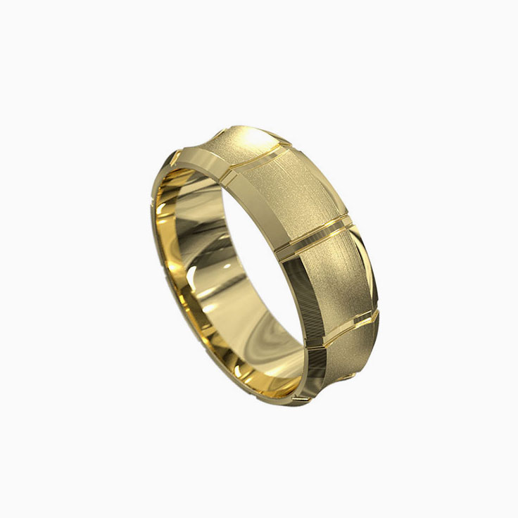 Wedding ring for men 6040