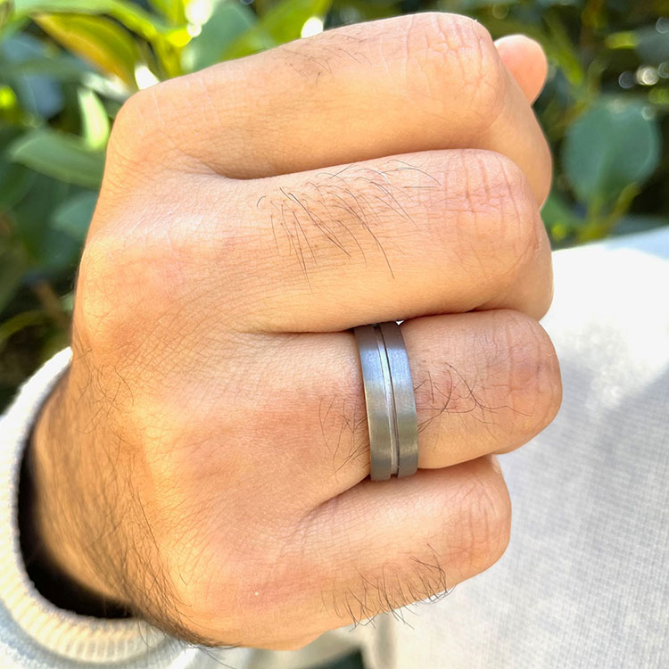 Tantalum Rings Temple and Grace USA